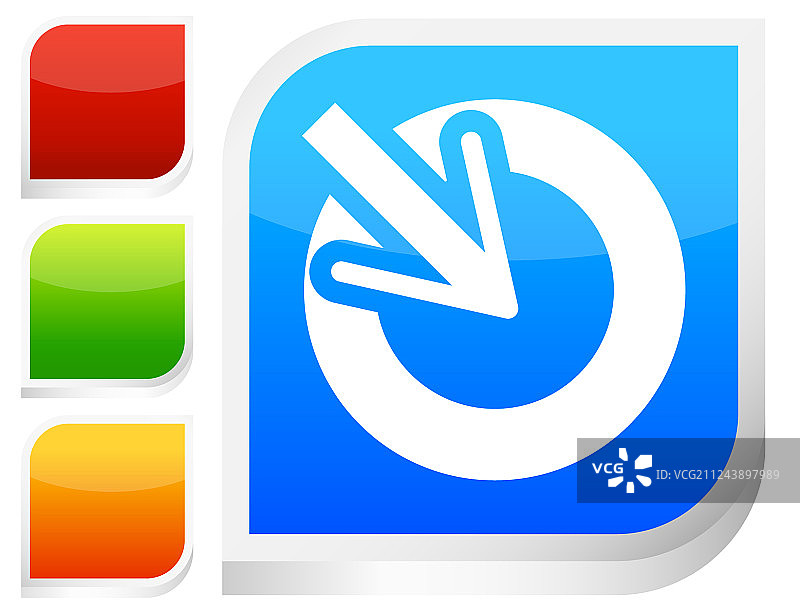 定位精度对齐概念图标光标图片素材