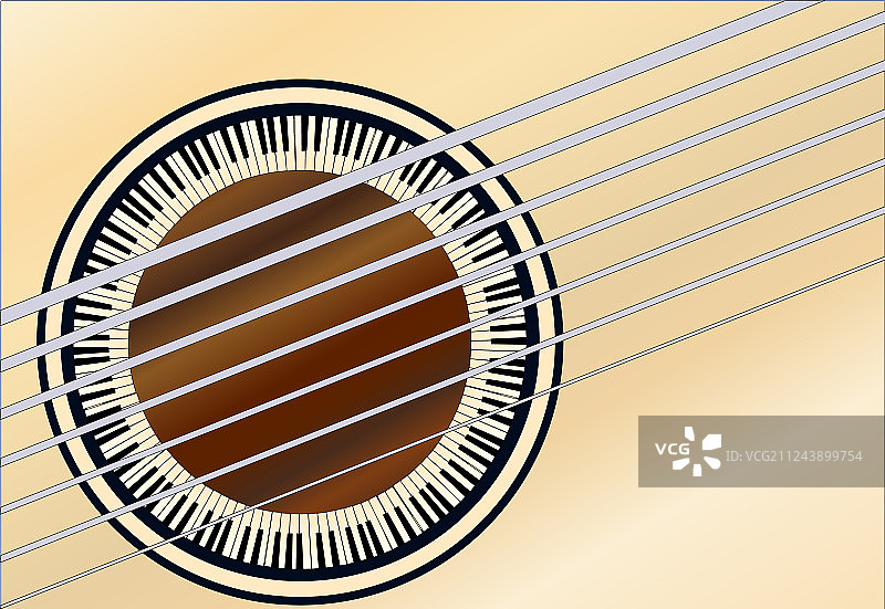 吉他钢琴音孔图片素材