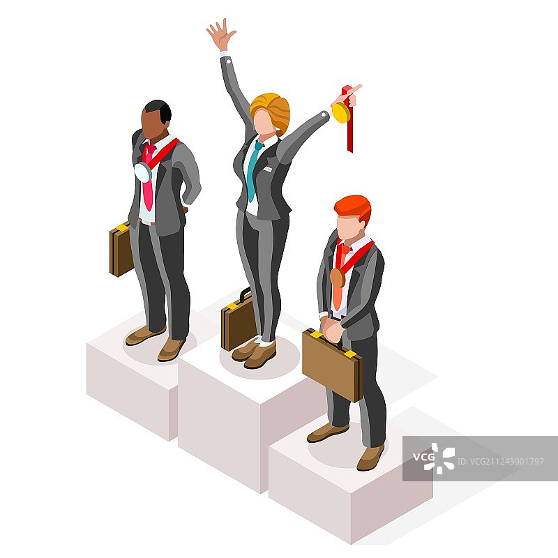 有抱负的商业变革，职业理想概念图片素材