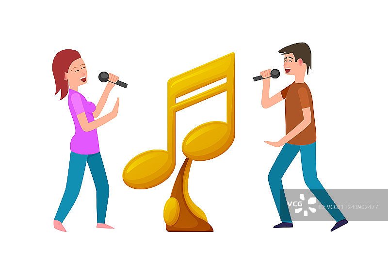音乐比赛金奖及参赛选手与麦克风图片素材