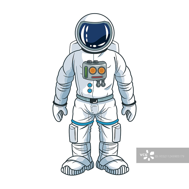 宇航员太空卡通设计图片素材