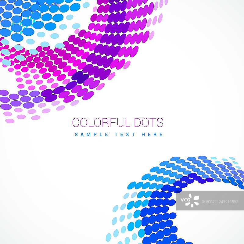 彩色半调图片素材