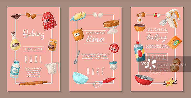 烘焙食材banner图片素材