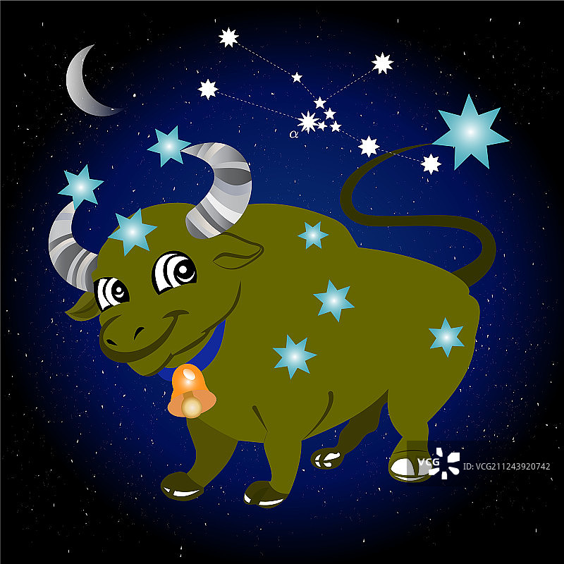 金牛座星座标志图片素材