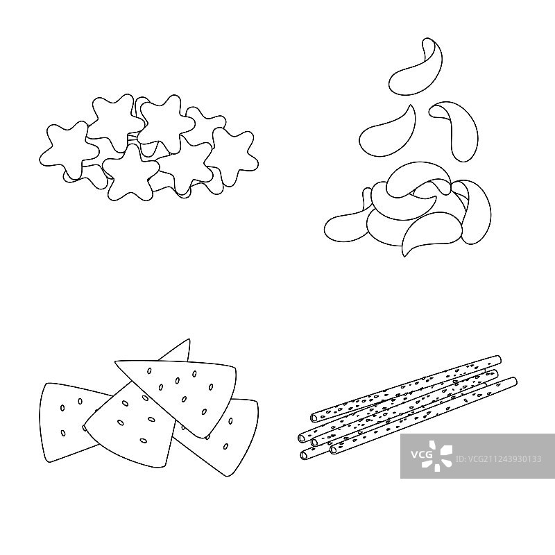 产品菜单标志组合孤立元素图片素材