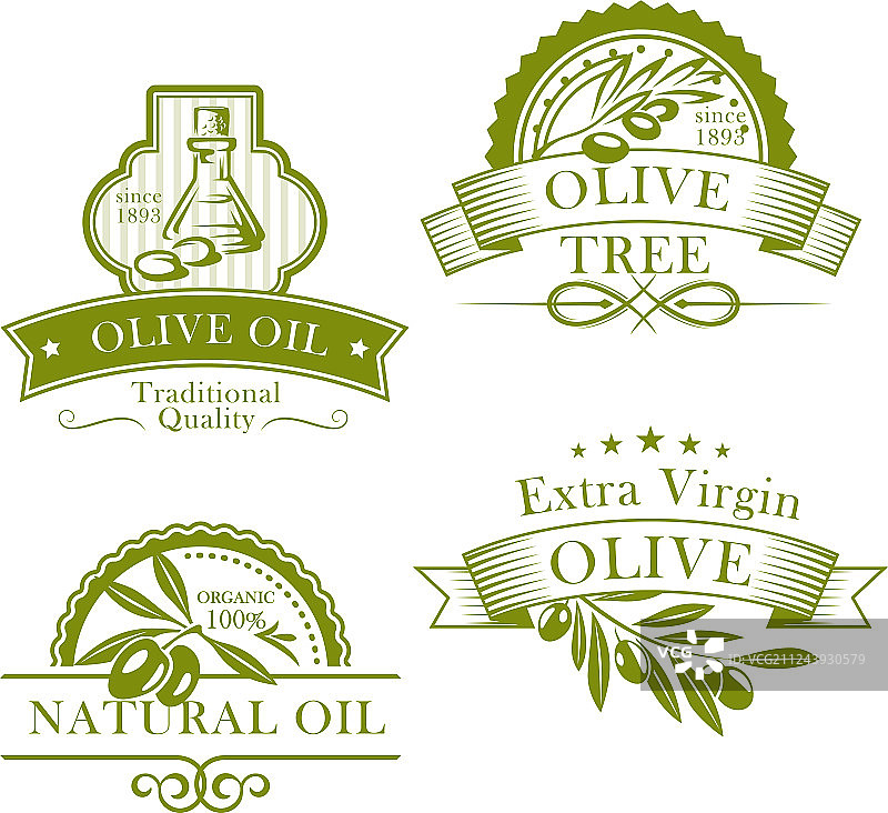 橄榄油产品模板图标集图片素材