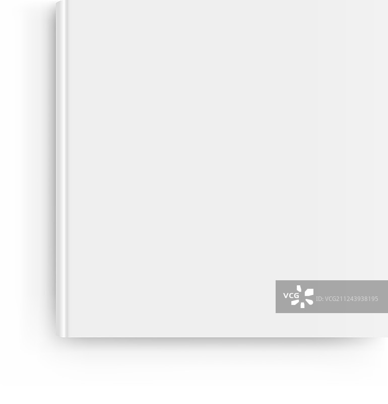 方形书本封面样机图片素材