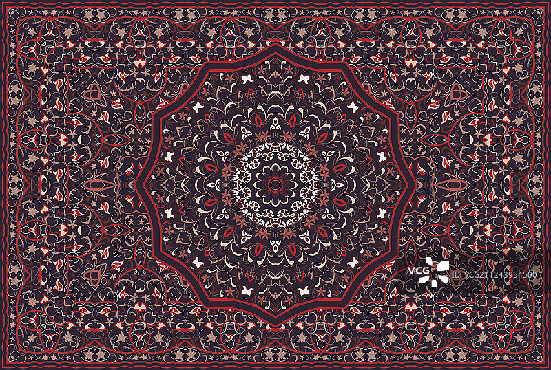 波斯的地毯图片素材