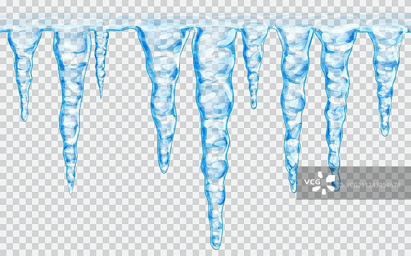 无缝重复冰柱图案图片素材