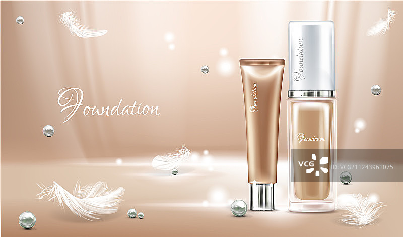 3D珍珠质感遮瑕膏图片素材