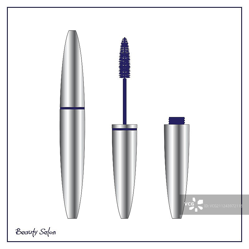 白色背景睫毛膏图片素材