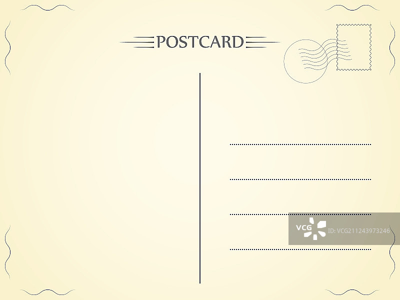 纸质电报明信片图片素材