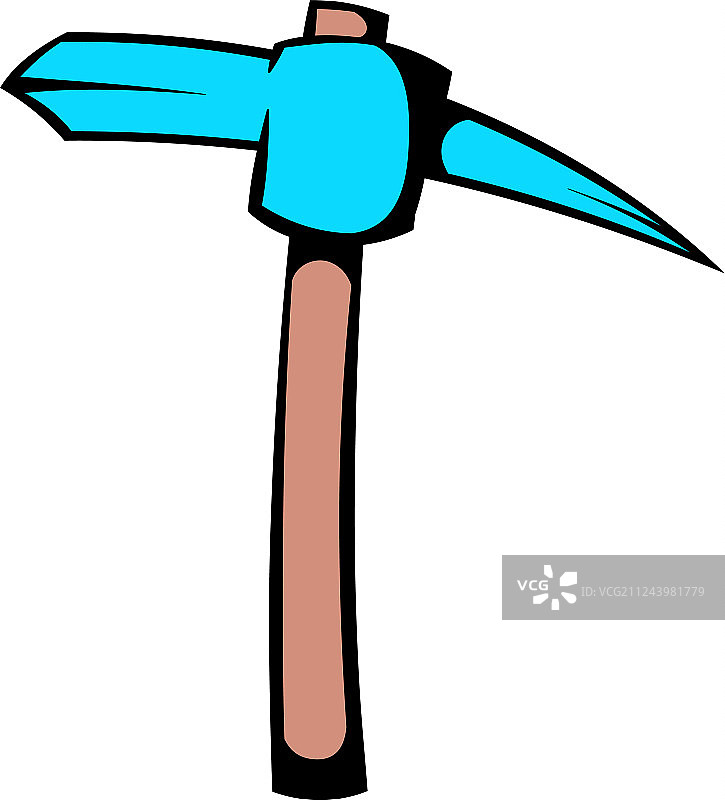 镐图标卡通图片素材