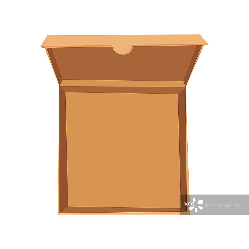 打开的披萨外卖盒图片素材