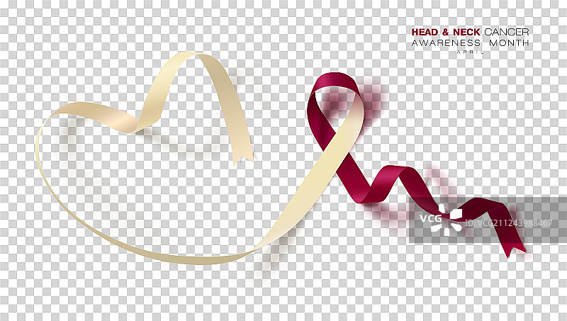 头颈癌意识月勃艮第主题图片素材