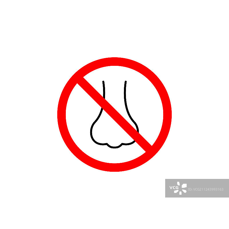 禁止闻气味图标图片素材