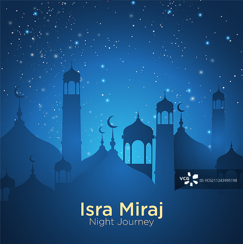 穆罕默德先知的夜行登霄图片素材
