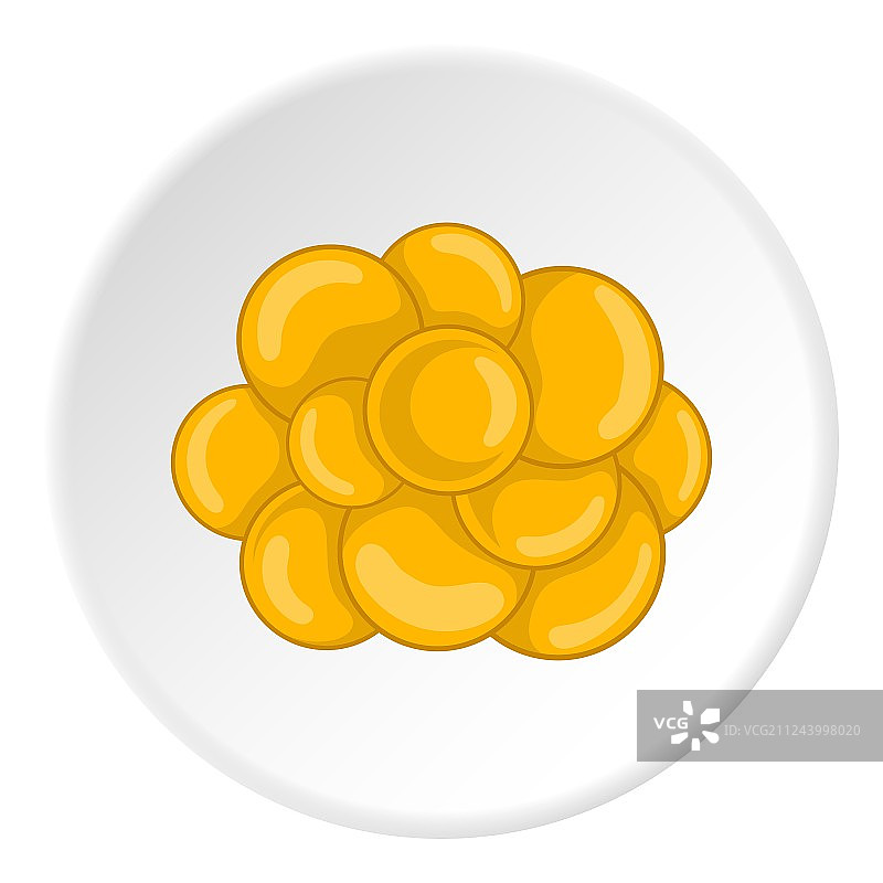 卡通风格卵巢图标图片素材