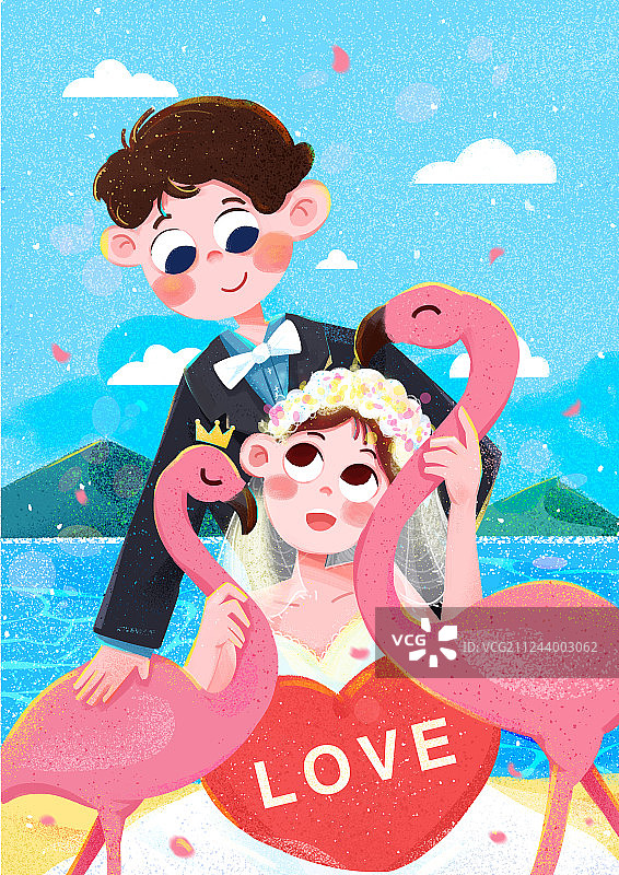 新婚祝福图片素材