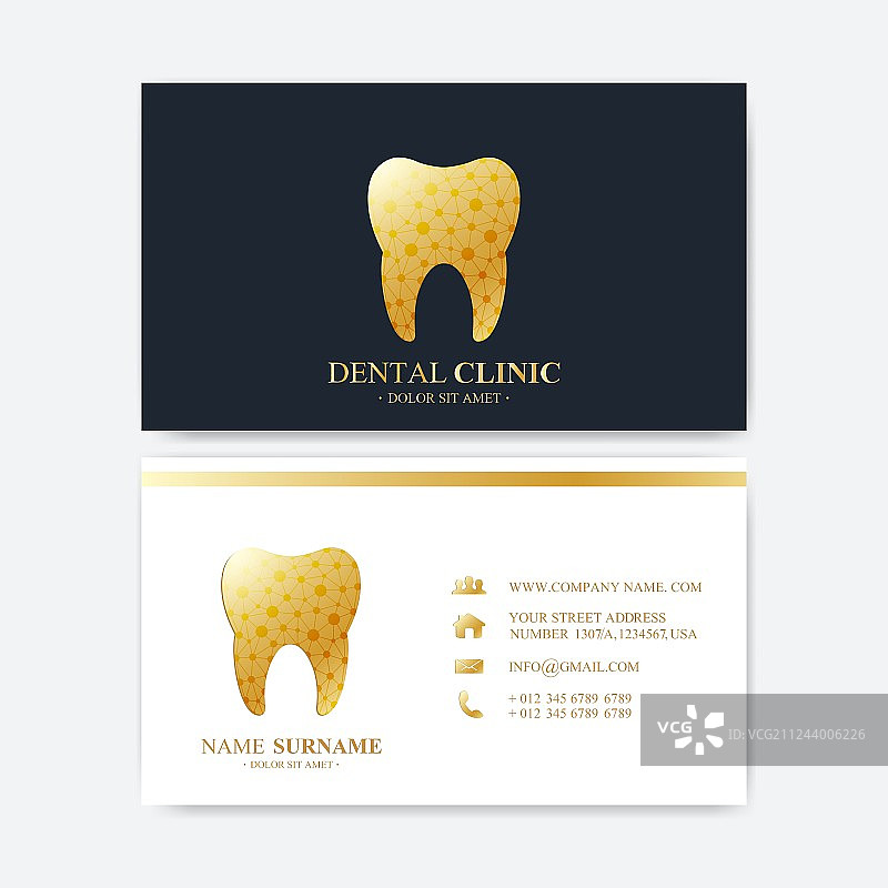 高档名片印刷模板图片素材