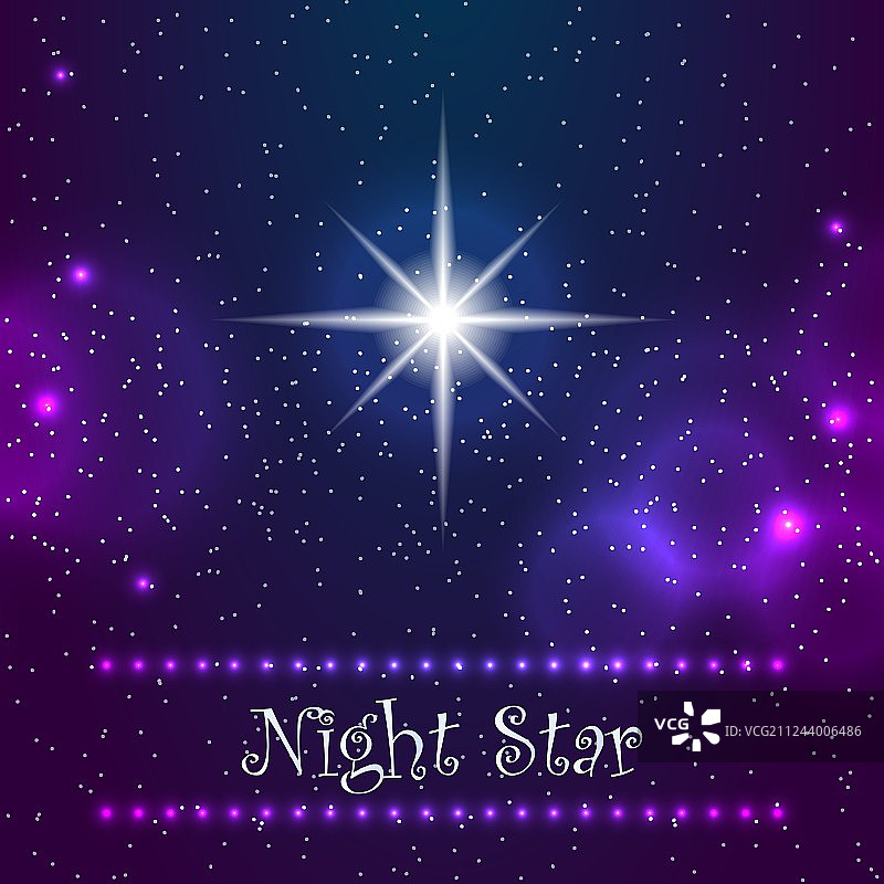 夜空中的星星图片素材