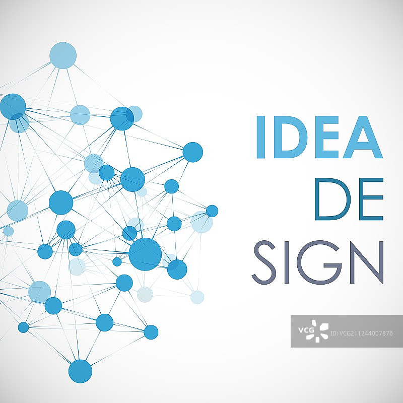 网络连接或分子集图片素材