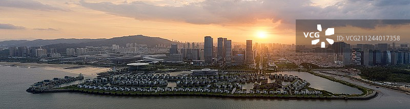 厦门东岸香山游艇码头图片素材