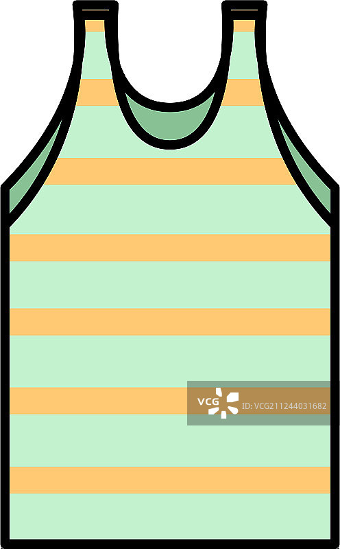 汗衫线条颜色图片素材