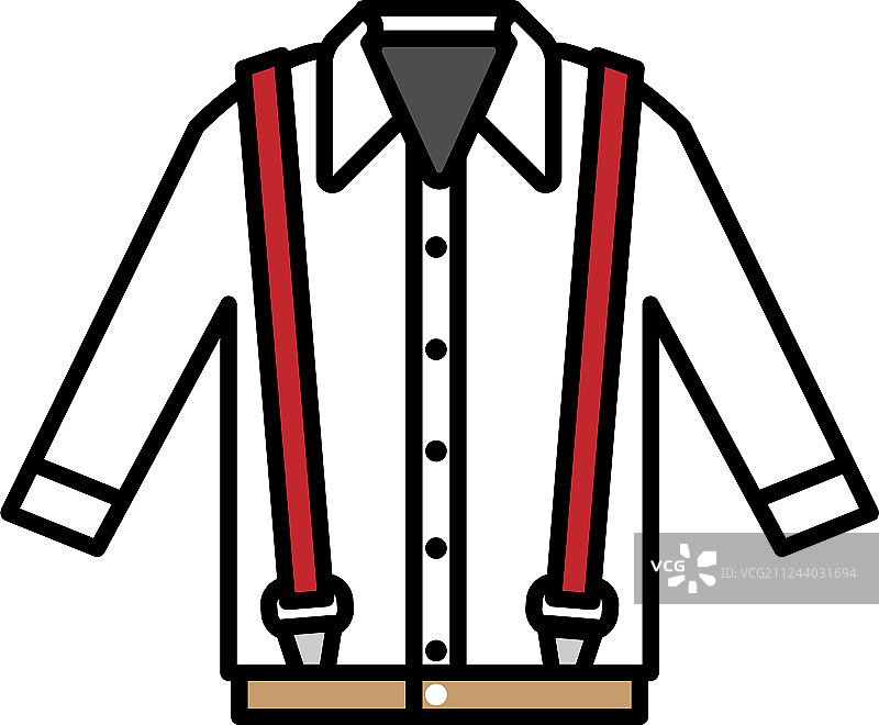 吊带裤线条颜色图片素材