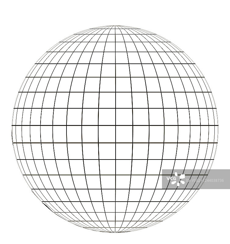带有网格的地球图片素材