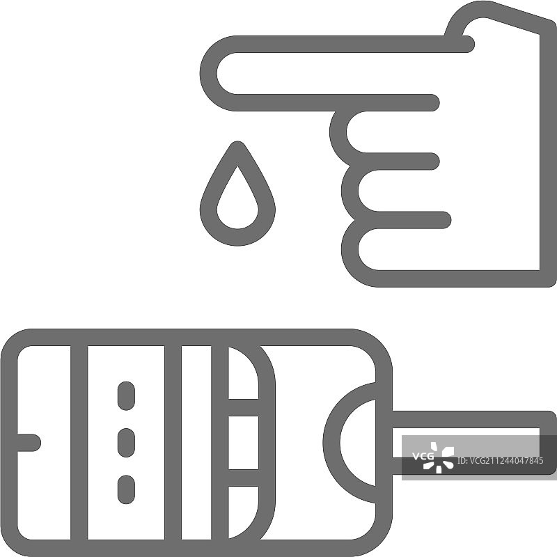 血糖仪血糖糖尿病检测图片素材