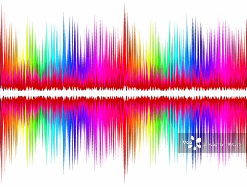 彩色声波图片素材