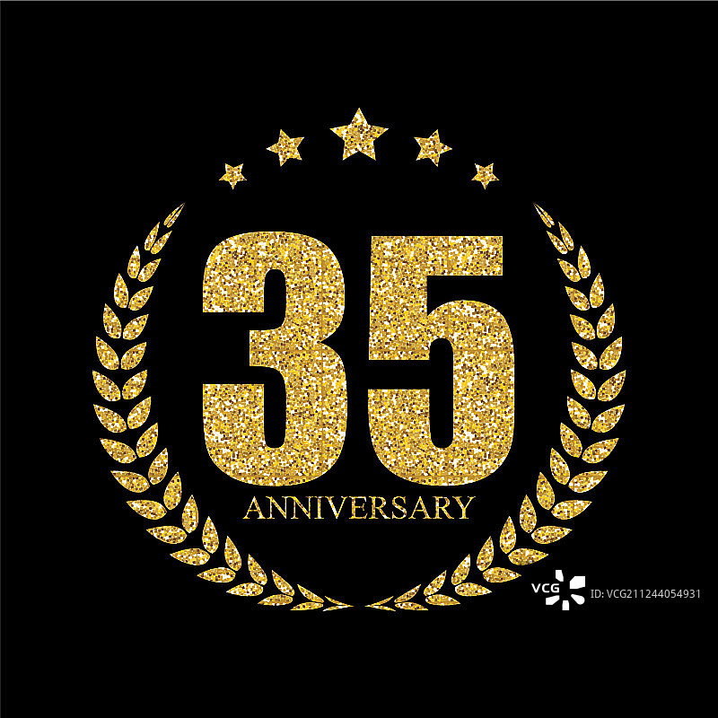 35周年纪念Logo模板图片素材