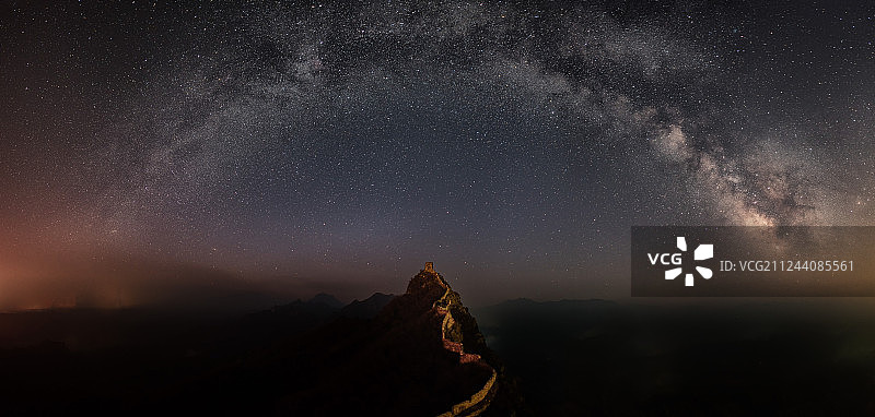 司马台星空图片素材