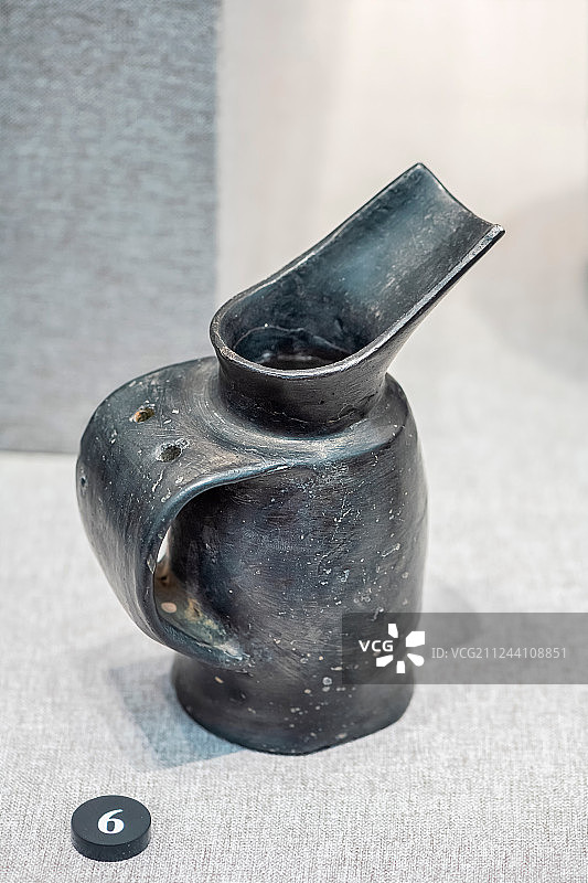 浙江省杭州市良渚博物院馆藏良渚文化时期的文物图片素材