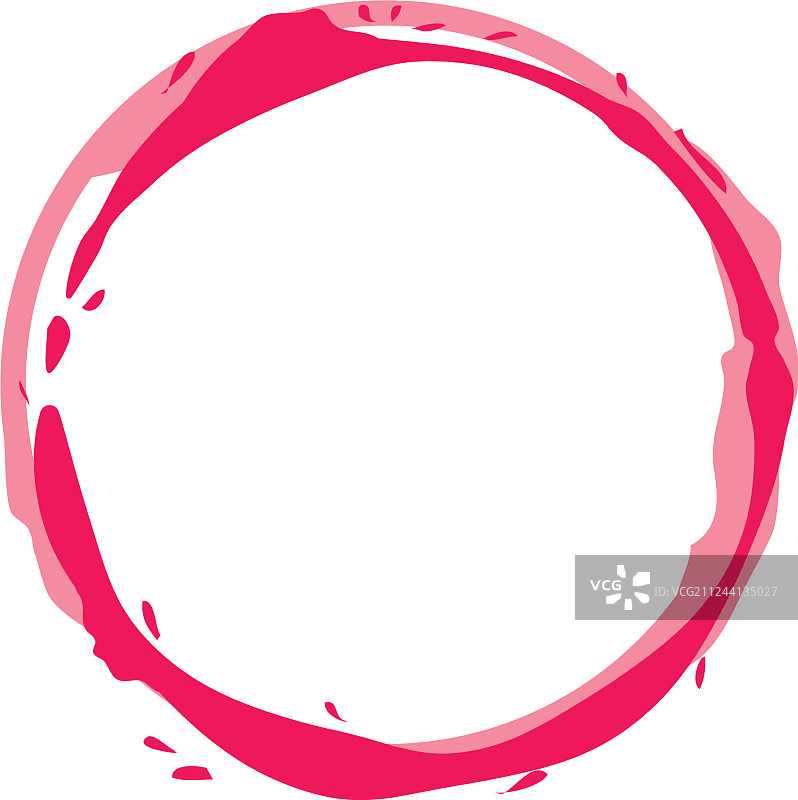 圆形水印颜料葡萄酒图片素材