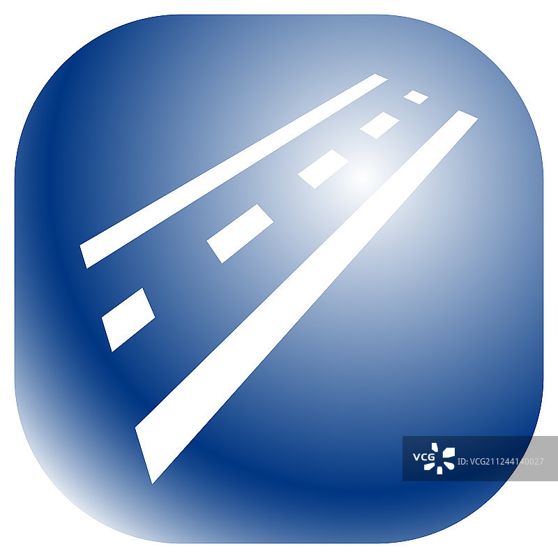 双车道道路交通运输图标图片素材