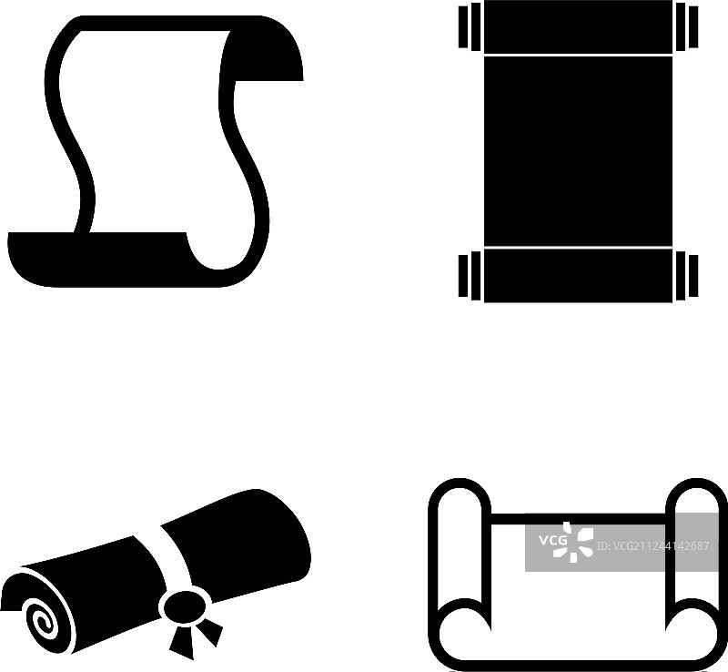 卷轴纸莎草简约相关素材图片素材