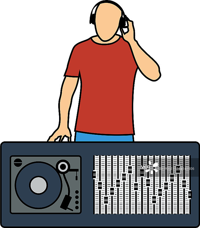 DJ图标图片素材