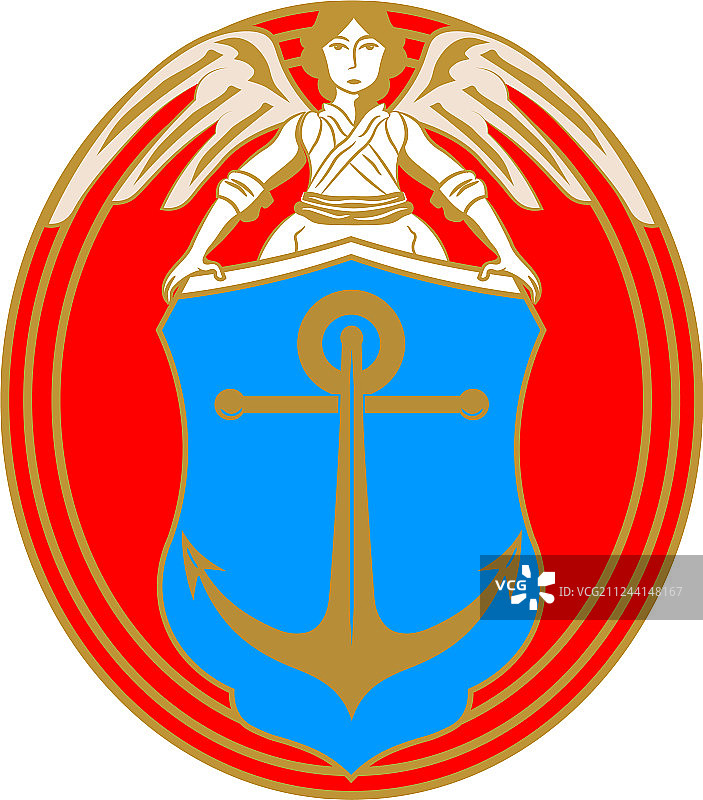 德拉戈尔市的市徽图片素材