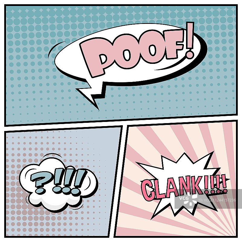 抽象创意概念漫画波普艺术图片素材