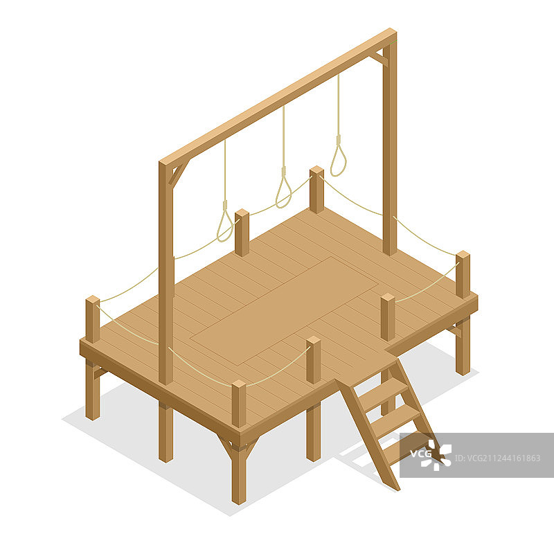 绞刑吏游戏绘画自杀绳索图片素材