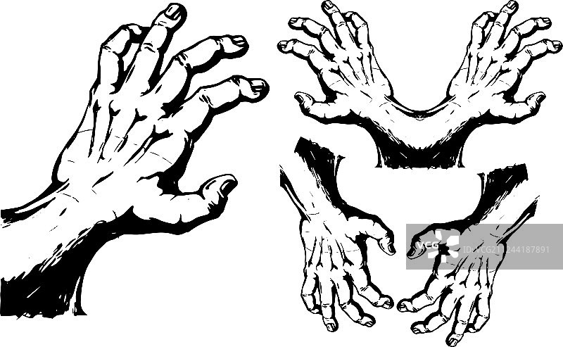 复古的手图片素材