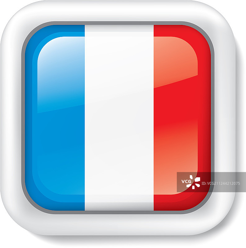 法国国旗上有白色图片素材