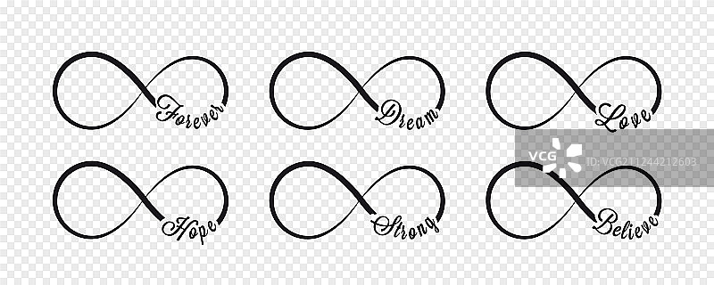 无限符号重复和无限制图片素材