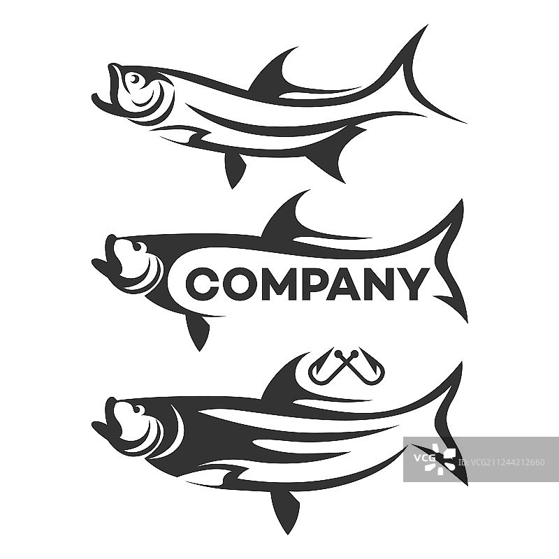 现代大海鲢标志图片素材