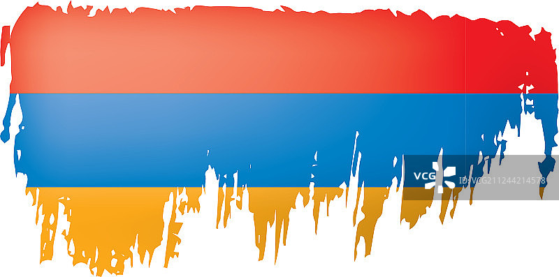 亚美尼亚国旗上有白色图片素材