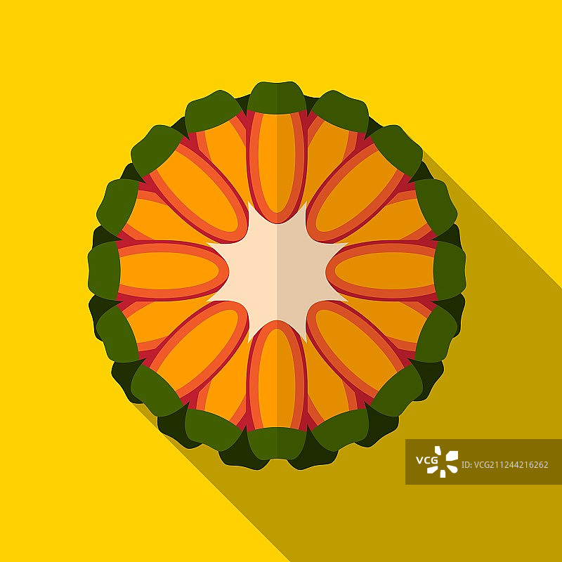 番石榴扁平风格图标图片素材