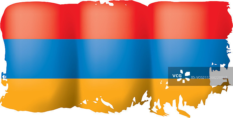 亚美尼亚国旗上有白色图片素材