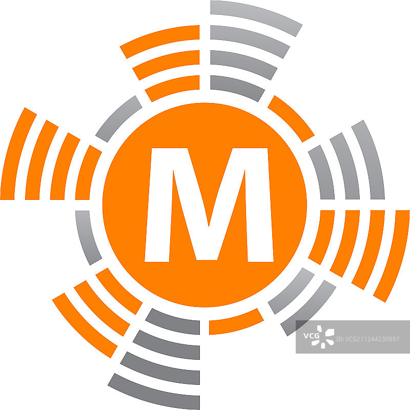 字母M声音服务制作图片素材